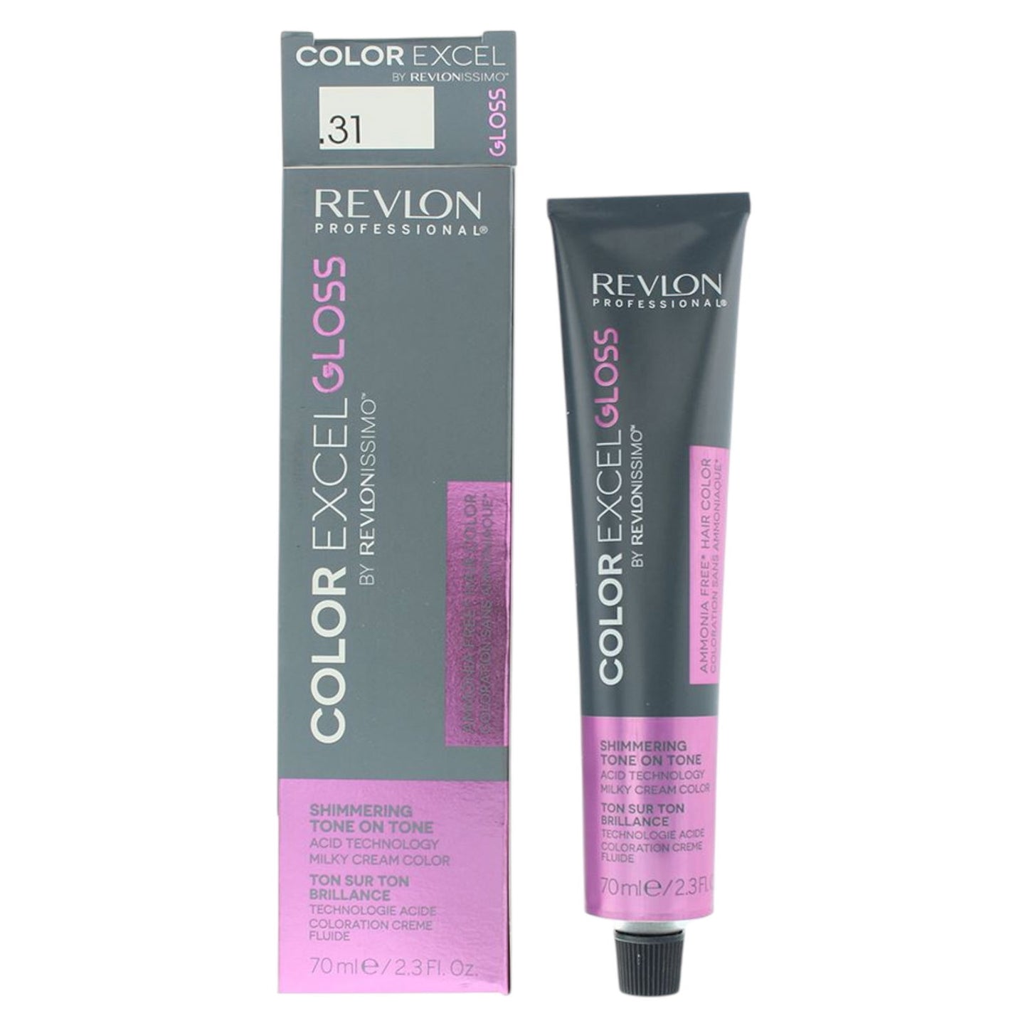 Revlon Revlon, Color Excel Gloss, Haarfarbenglanz, 31 Sand, Farbe, 70 ml Regular