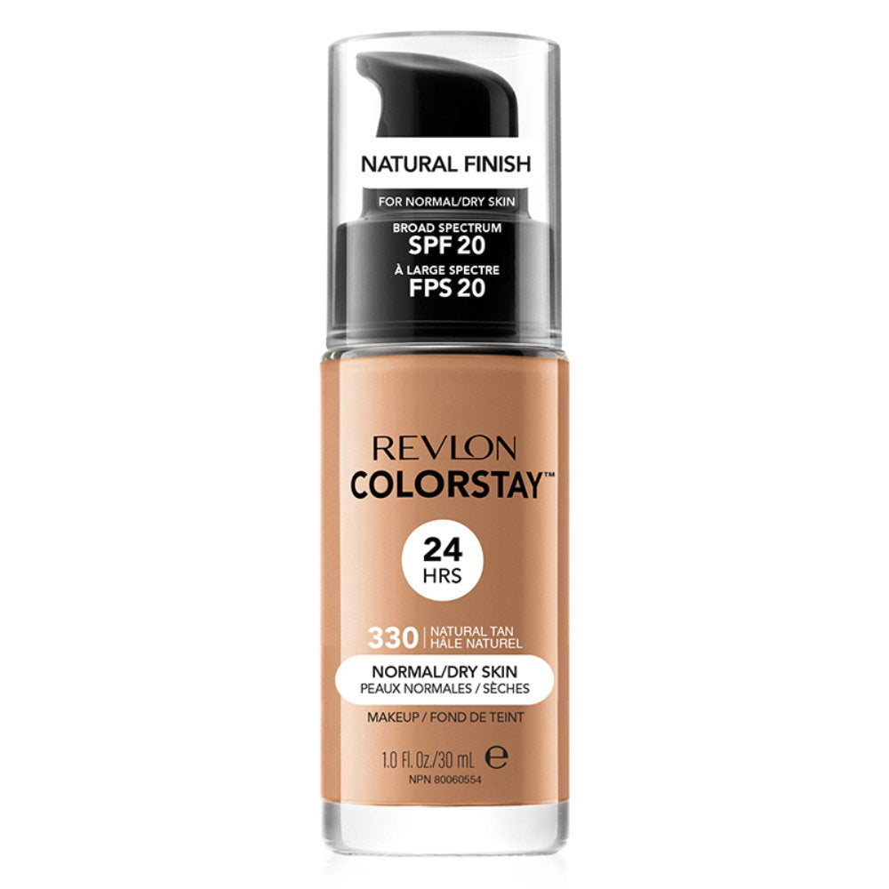 Revlon Revlon, Color Stay, Langlebig, Flüssige Grundierung, 330, Natürliche Bräune, SPF 20, 30 ml Regular