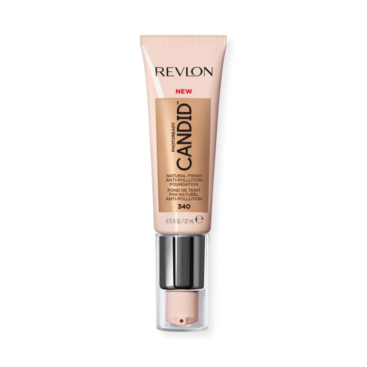 Revlon Revlon, PhotoReady Candid, Natürliches Finish, Flüssige Grundierung, 340, Wahres Beige, 22 ml Regular
