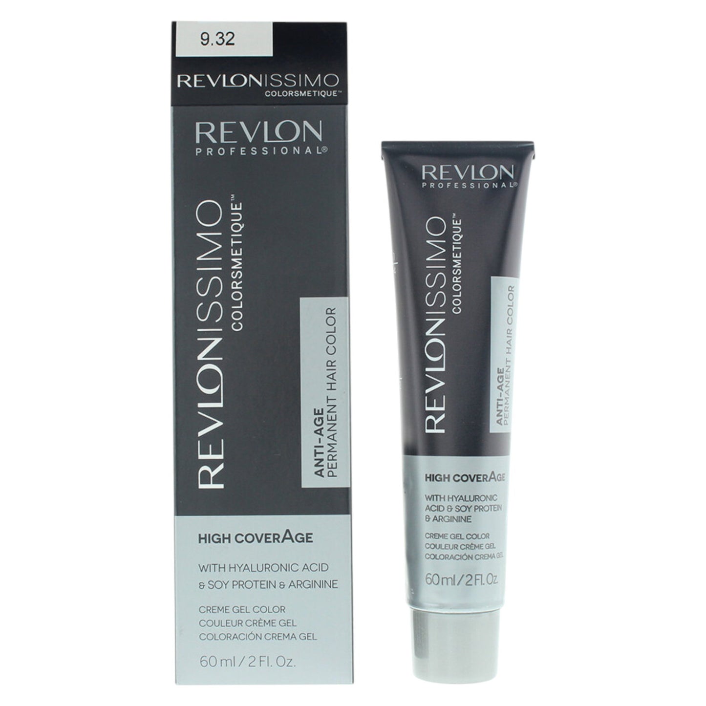 Revlon Revlon, Revlonissimo Colorsmetique, Nährend, Permanente Haarfarbe, 9.32 Very Light Golden Pearl Blonde, 60 ml Regular