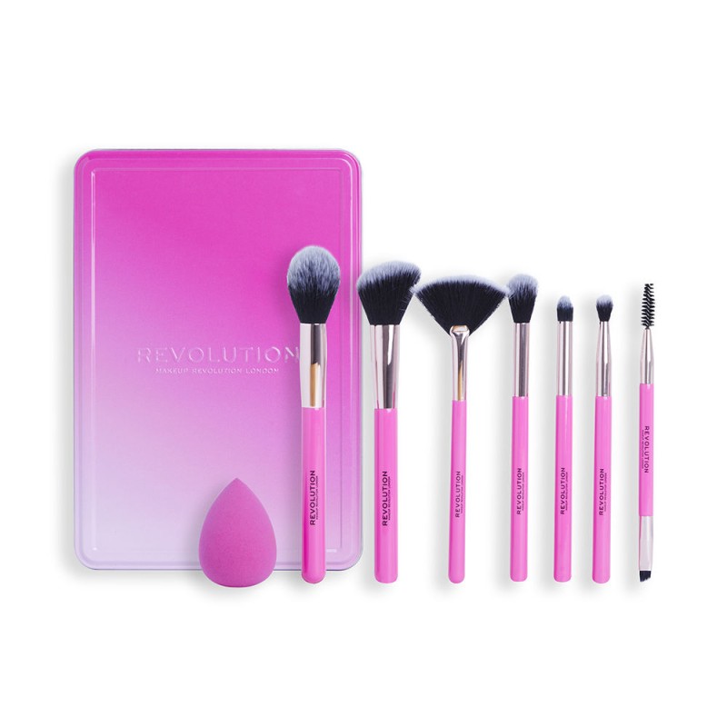 REVOLUTION MAKE UP REVOLUTION MAKE UP Revolution Make-up The Brush Edit Gift Lote 8 Piezas