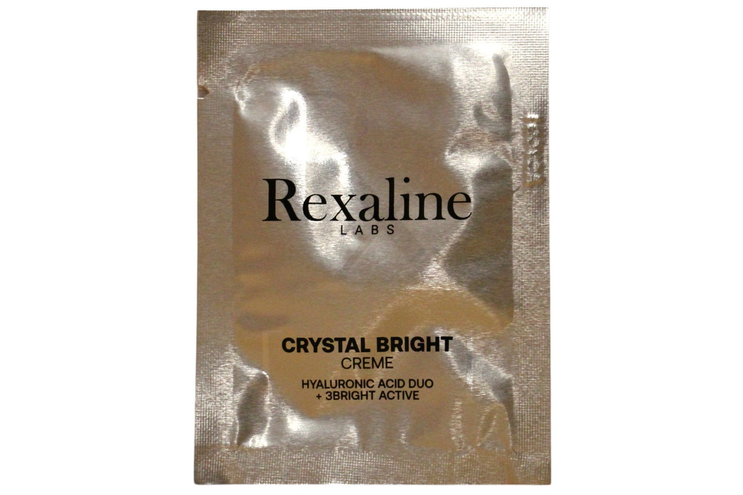 Rexaline Rexaline, Crystal Bright, Hyaluronsäure + 3 helle Wirkstoffe, Erleuchtend, Sahne, Für das Gesicht, 2 ml *Muster Samp