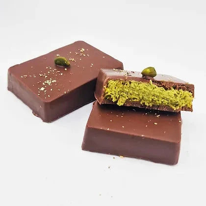 Ritonka Knafeh Chocolate PISTACHIO mit echtem Gold Dubai Schokolade 🍫 220g - Candyshop.ch