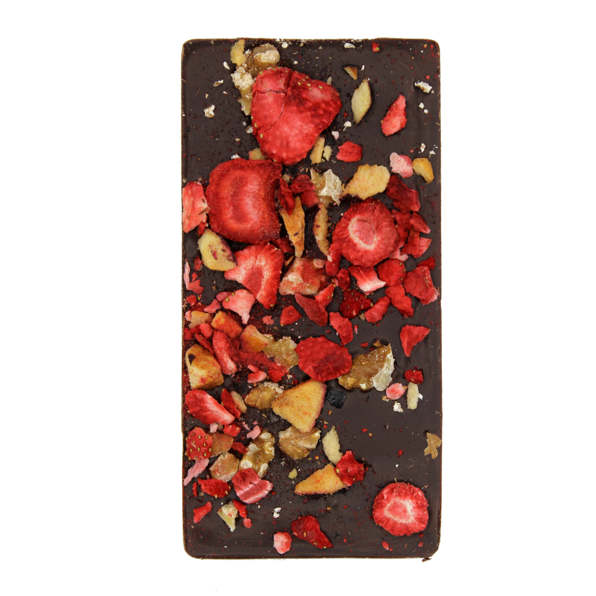 Ritonka Premium Bitterschokolade - Pflaume, Erdbeere, Walnuss 95g Handarbeit - Candyshop.ch