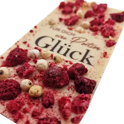 Ritonka Premium weiße Schokolade - Für Dich eine Portion Glück 95g - Handarbeit - Candyshop.ch
