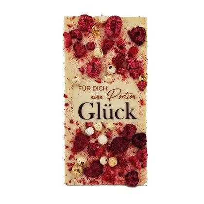 Ritonka Premium weiße Schokolade - Für Dich eine Portion Glück 95g - Handarbeit - Candyshop.ch