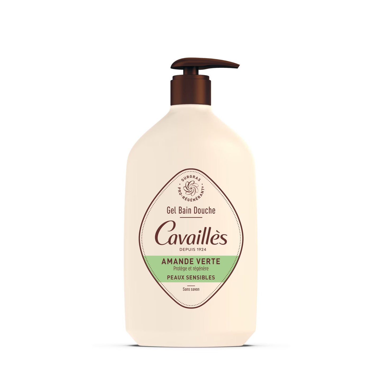Roge Cavailles Roge Cavailles, Roge Cavailles, Green Almond, Regeneration, Duschgel, Für empfindliche Haut, 1000 ml Regular