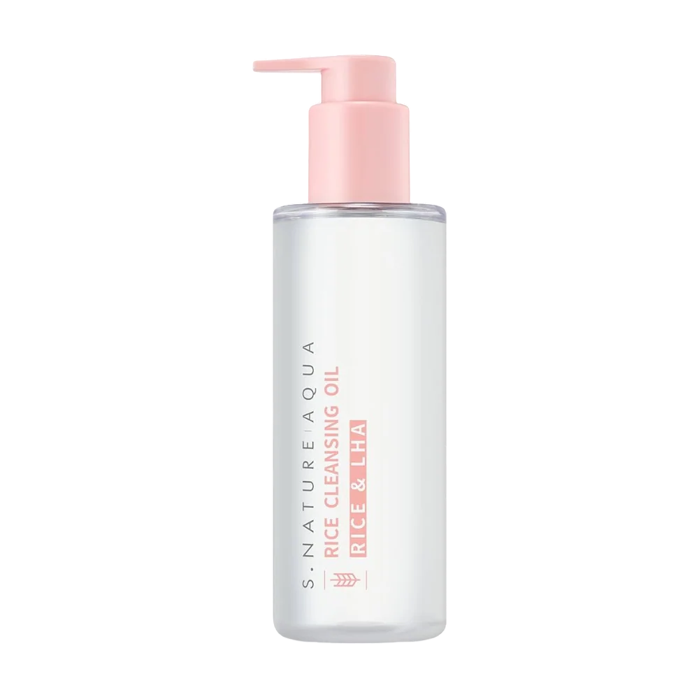 S.Nature S.Nature, Aqua Rice, Reinigung und Reinigung, Reinigungsöl, Für das Gesicht, 200 ml Regular