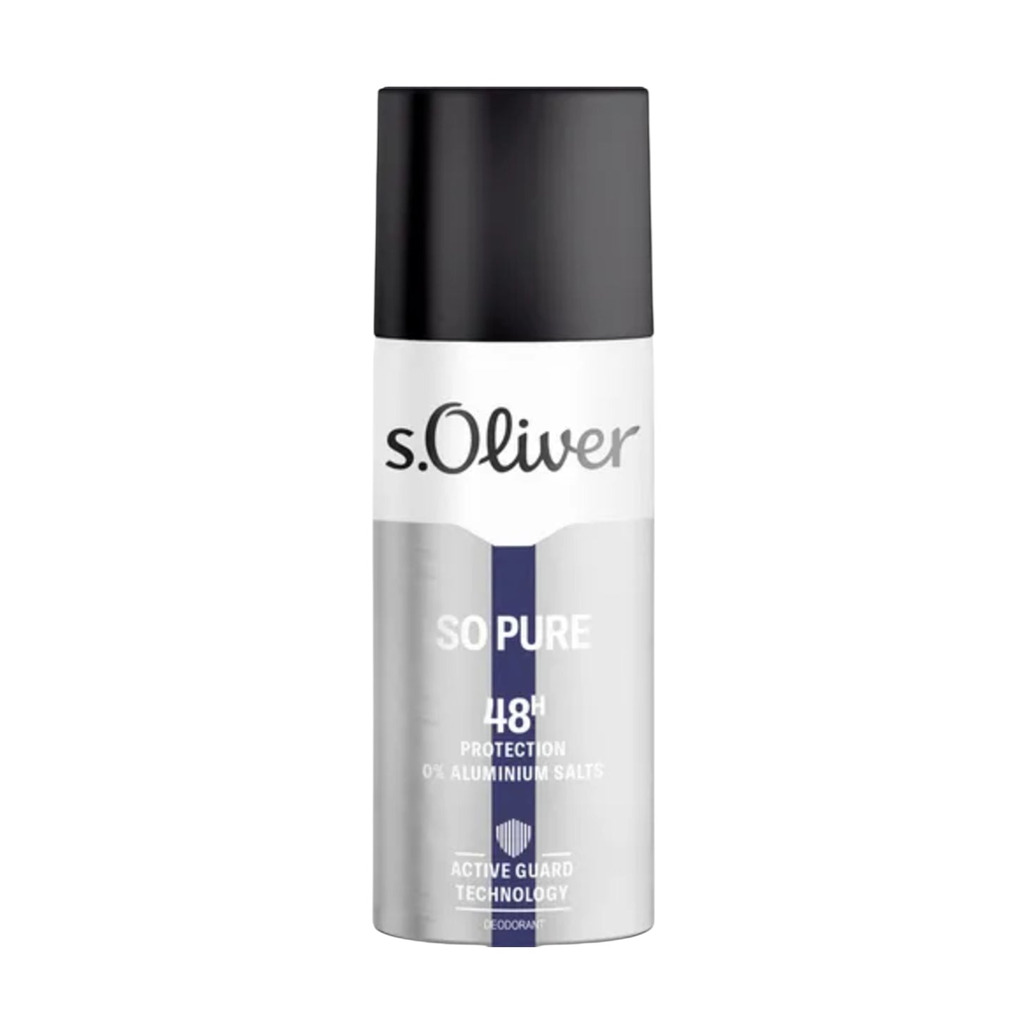 S. Oliver S. Oliver, So Pure, Feuchtigkeitsspendend 48H, Deodorant Spray, Für Männer, 150 ml Regular