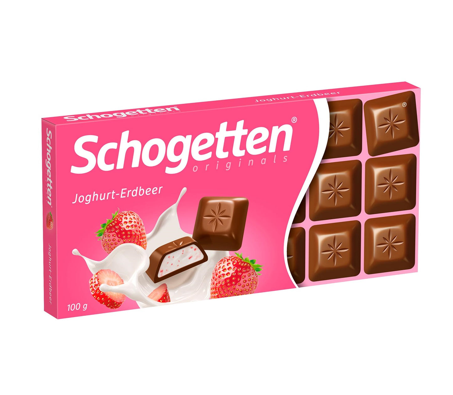 Schogetten Joghurt-Erdbeer 100g Schokolade - Candyshop.ch