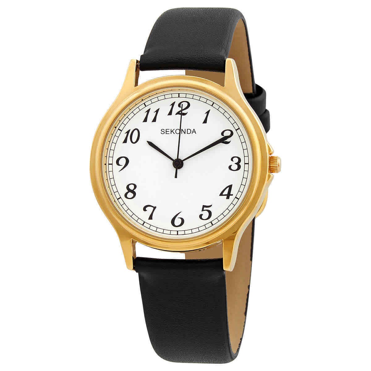Sekonda, Sekonda, Quarzuhr mit Lederarmband, 3134,82, Für Männer