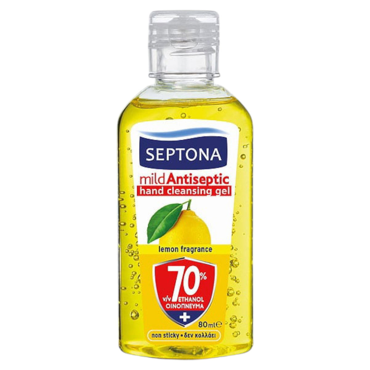 Septona Septona, Mild Antiseptic, Zitrone, Antiseptikum, Reinigungsgel, Für Hände, 80 ml *Tester