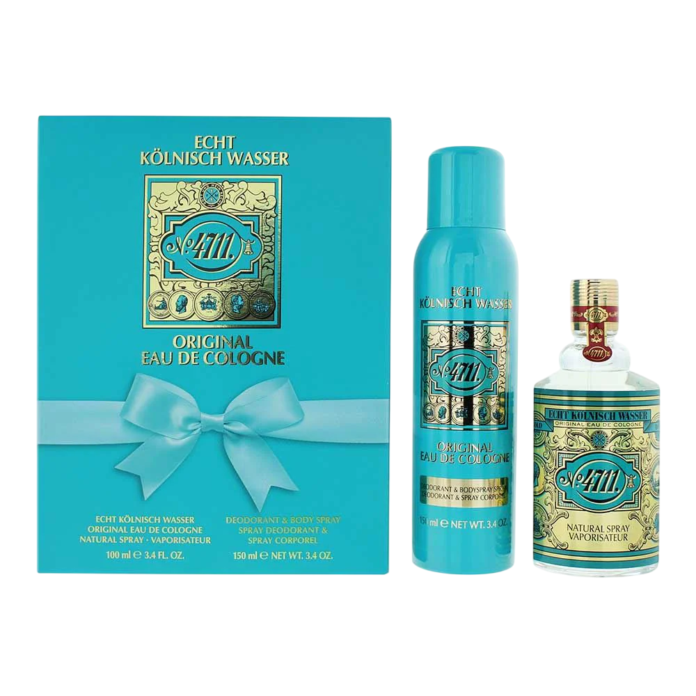 4711 Parfümset Set 4711: Original, Eau De Cologne, For Men, 100 ml + Original, Anti-Perspirant, Deodorant Spray, Unisex, 150