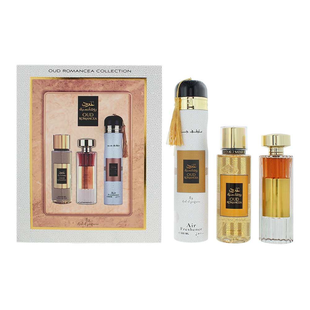 Ard Al Zaafaran Parfümset Set Ard Al Zaafaran: Oud Romancea, Eau De Parfum, For Women, 100 ml + Oud Romancea, Scented Spray,
