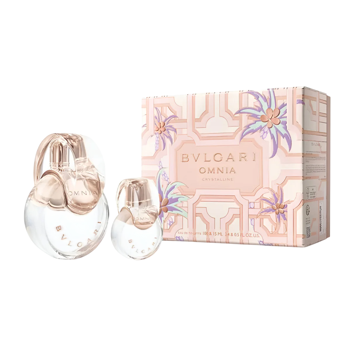Bvlgari Set Bvlgari: Omnia Crystalline Eau De Toilette für Damen + Omnia Crystalline 15 ml *Miniature 100 ml