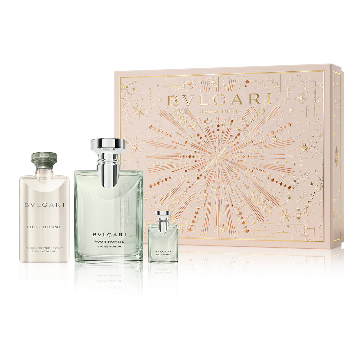 Bvlgari Parfümset Set Bvlgari: Pour Homme, Eau De Parfum, For Men, 100 ml + Pour Homme, Eau De Parfum, For Men, 5 ml *Miniatu