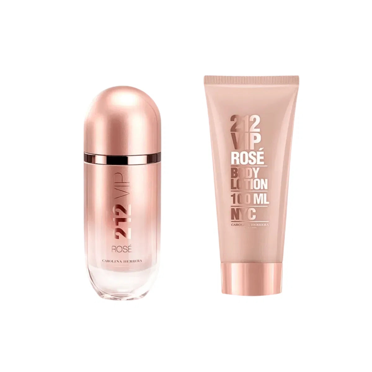 Carolina Herrera Parfümset Set Carolina Herrera: 212 VIP Rose, Eau De Parfum, For Women, 80 ml + 212 VIP Rose, Moisturising,