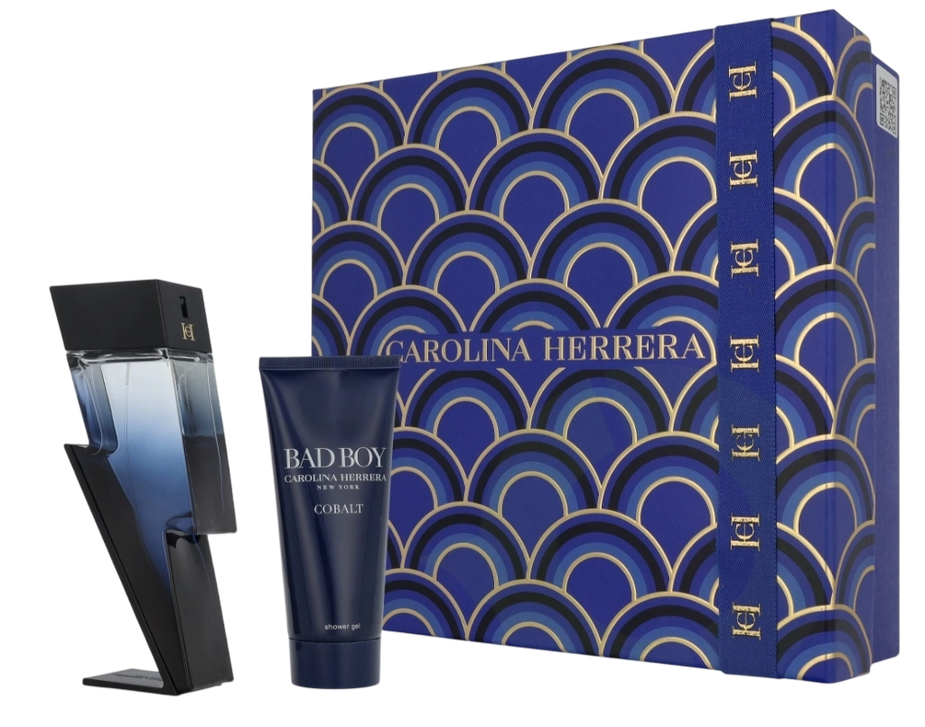 Carolina Herrera Parfümset Set Carolina Herrera: Bad Boy Cobalt Elixir, Eau De Parfum, For Men, 100 ml + Bad Boy Cobalt, Refr