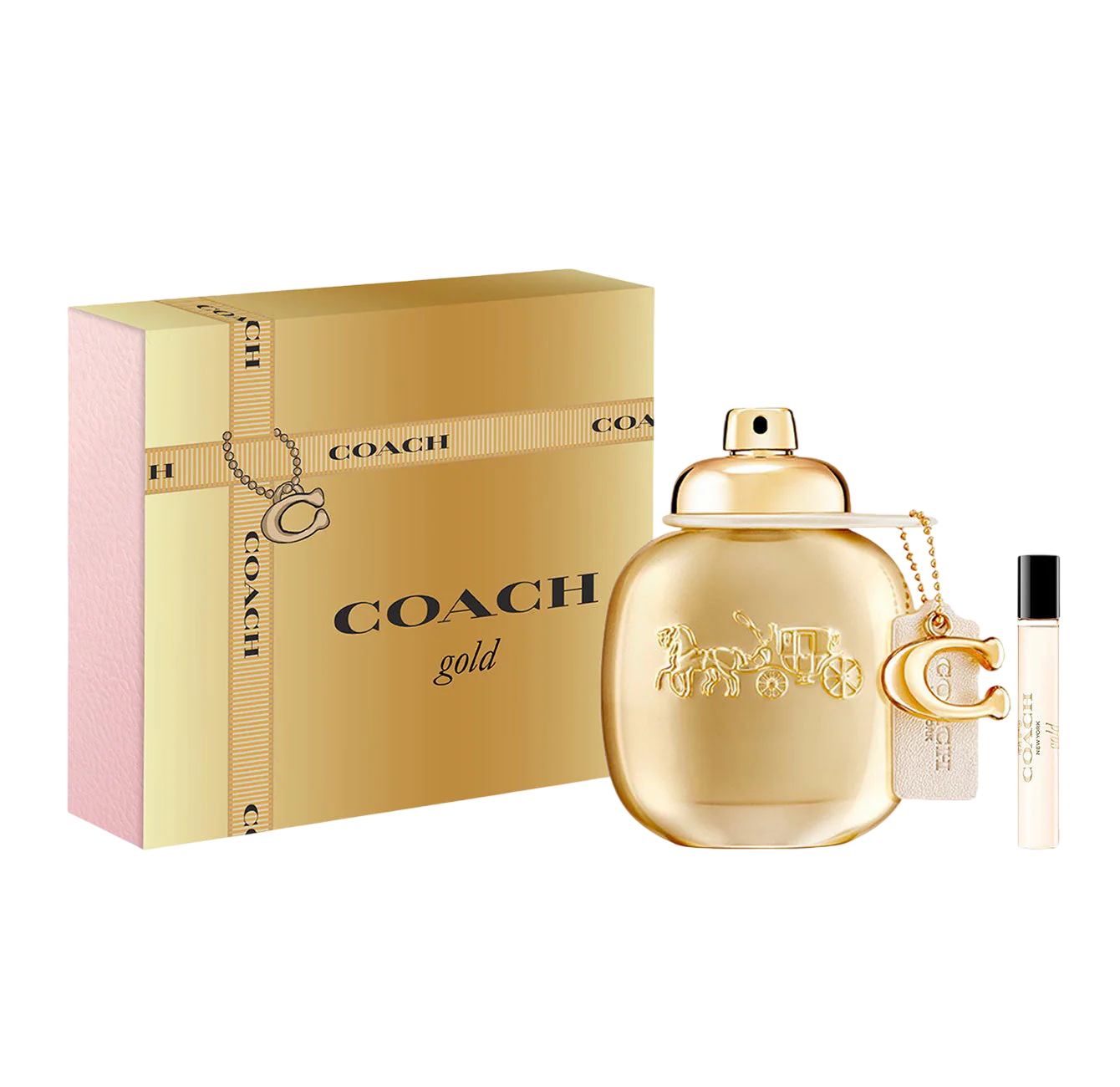 Coach Parfümset Set Coach: Gold, Eau De Parfum, For Women, 50 ml + Gold, Eau De Parfum, For Women, 7.5 ml Regular