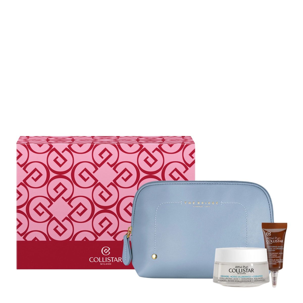 Collistar Hautpflegeset Set Collistar: Pure Actives, Hyaluronic Acid & Peptides, Lifting & Depuffing, Morning & Evening, Eye