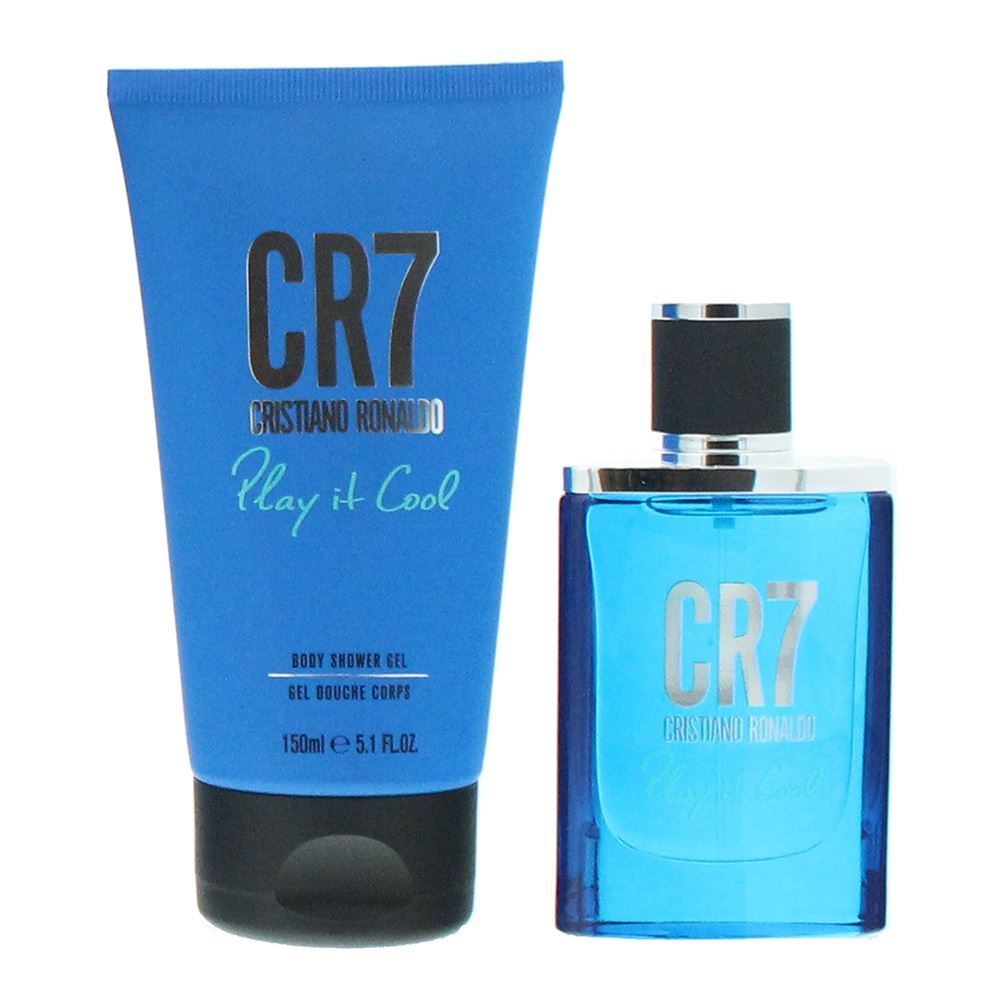 Cristiano Ronaldo Parfümset Set Cristiano Ronaldo: CR7 Play It Cool, Eau De Toilette, For Men, 30 ml + CR7 Play It Cool, Clea