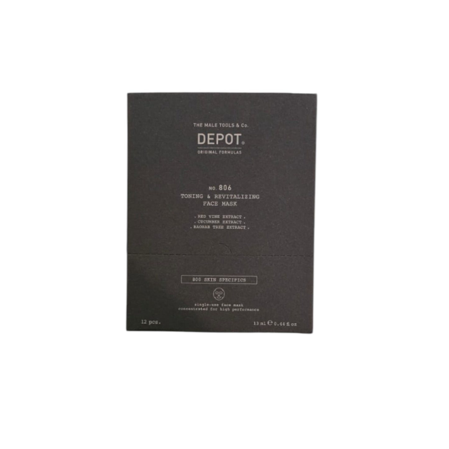 Depot Depot 800 Skin Specifics No. 806 Gesichtsmaske mit Hyaluronsäure 12 Stück à 13 ml Haut / Hautbehandlungsmasken / G