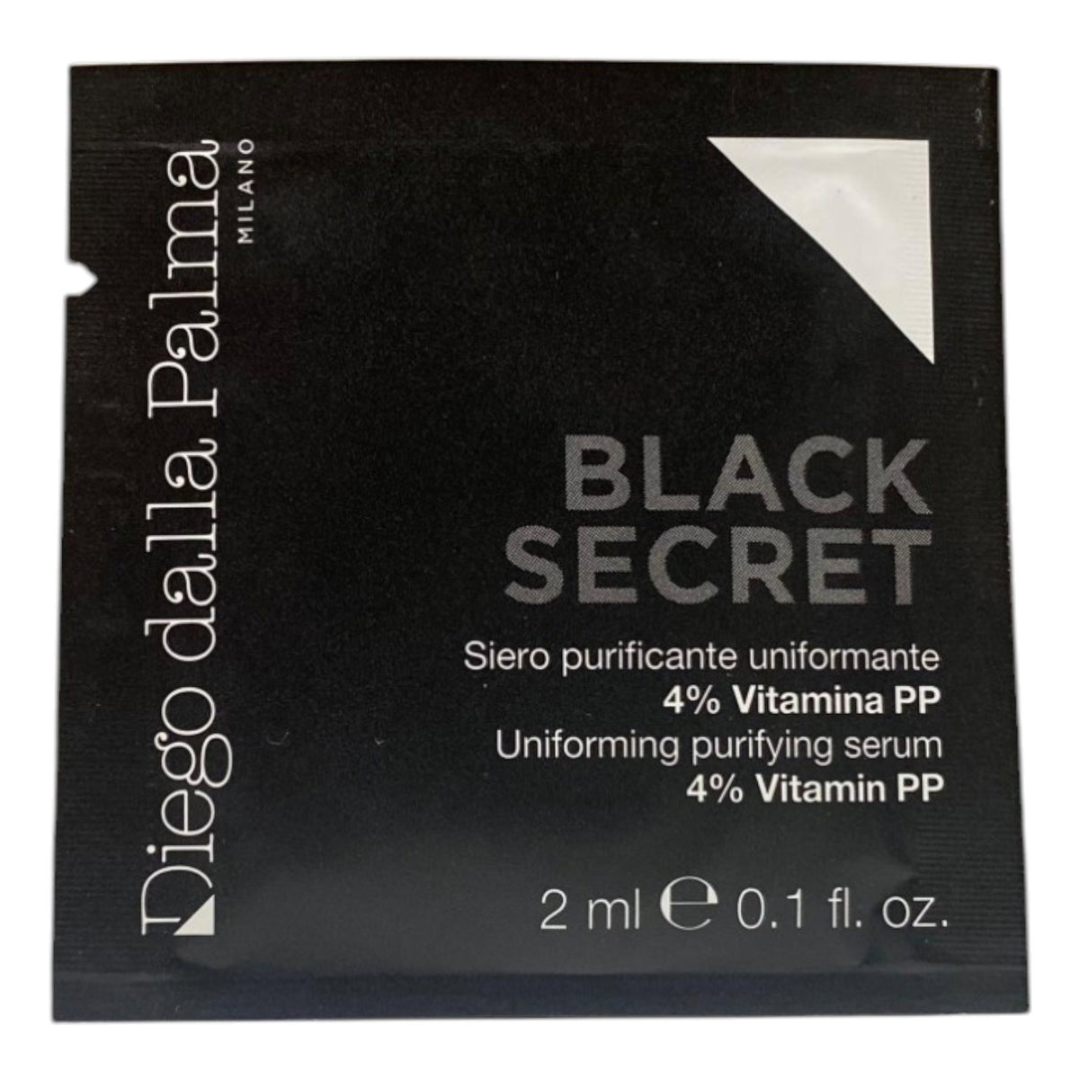 Diego Dalla Palma Setzen, Diego Dalla Palma, Black Secret, Reinigung, Serum, Für Gesicht & Hals, 8 stk, 2 ml *Muster Sample