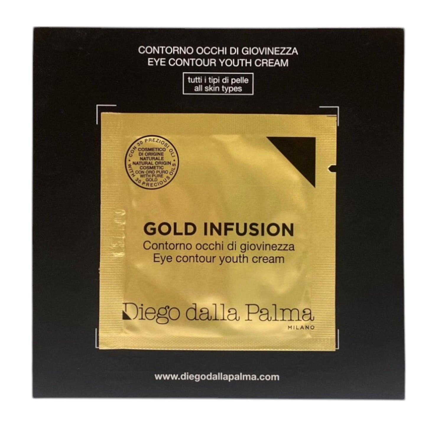 Diego Dalla Palma Setzen, Diego Dalla Palma, Gold Infusion, Revitalisierung, Augencreme, 8 stk, 2 ml *Muster Sample