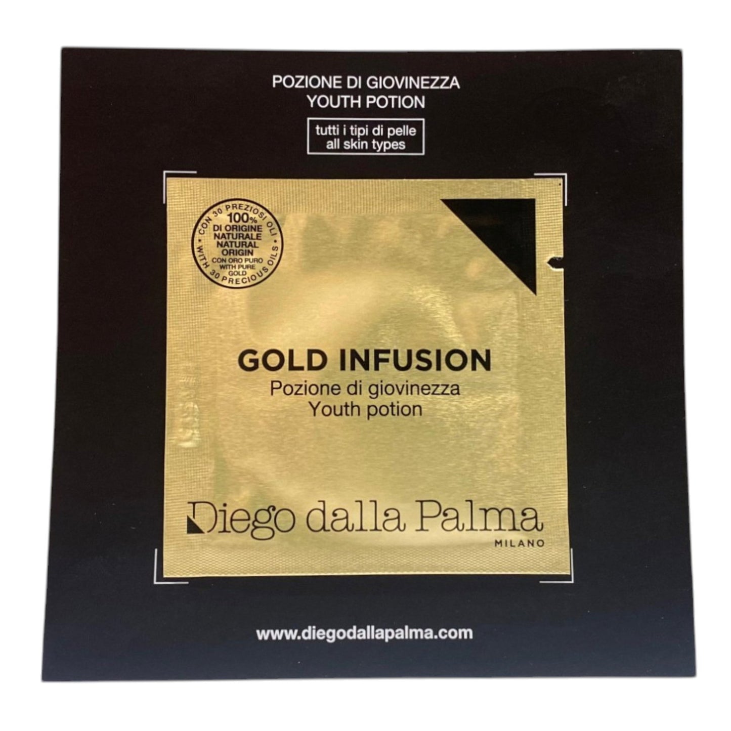 Diego Dalla Palma Setzen, Diego Dalla Palma, Gold Infusion, Tahitianisches Vanilleöl, Aufhellend und nährend, Tag & Nacht, Se