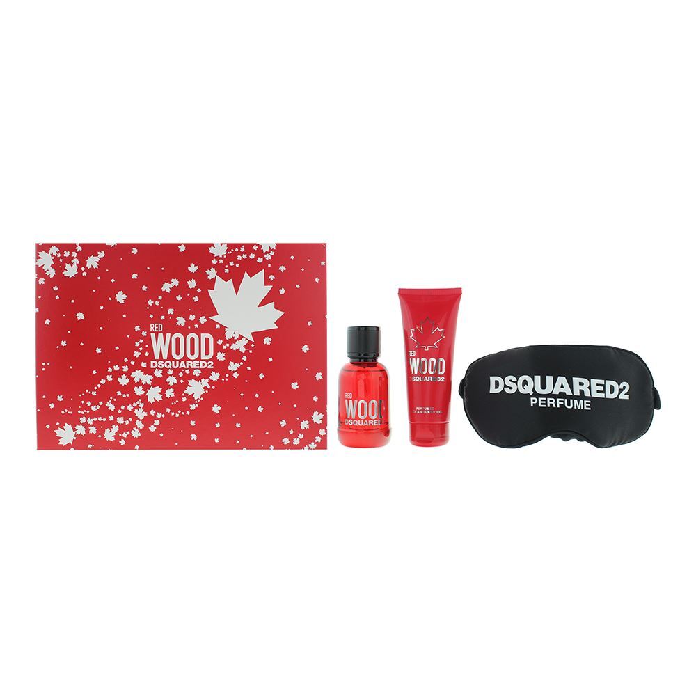 Dsquared 2 Parfümset Set Dsquared 2: Red Wood, Eau De Toilette, For Women, 50 ml + Red Wood, Shower Gel & Shampoo 2-In-1, 50
