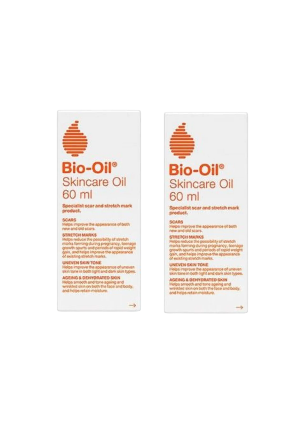Bio-Oil Duo Set, Bio-Oil, Bio-Oil, Anti-Marx, Körperöl, Über den ganzen Körper, 2 stk, 60 ml Regular