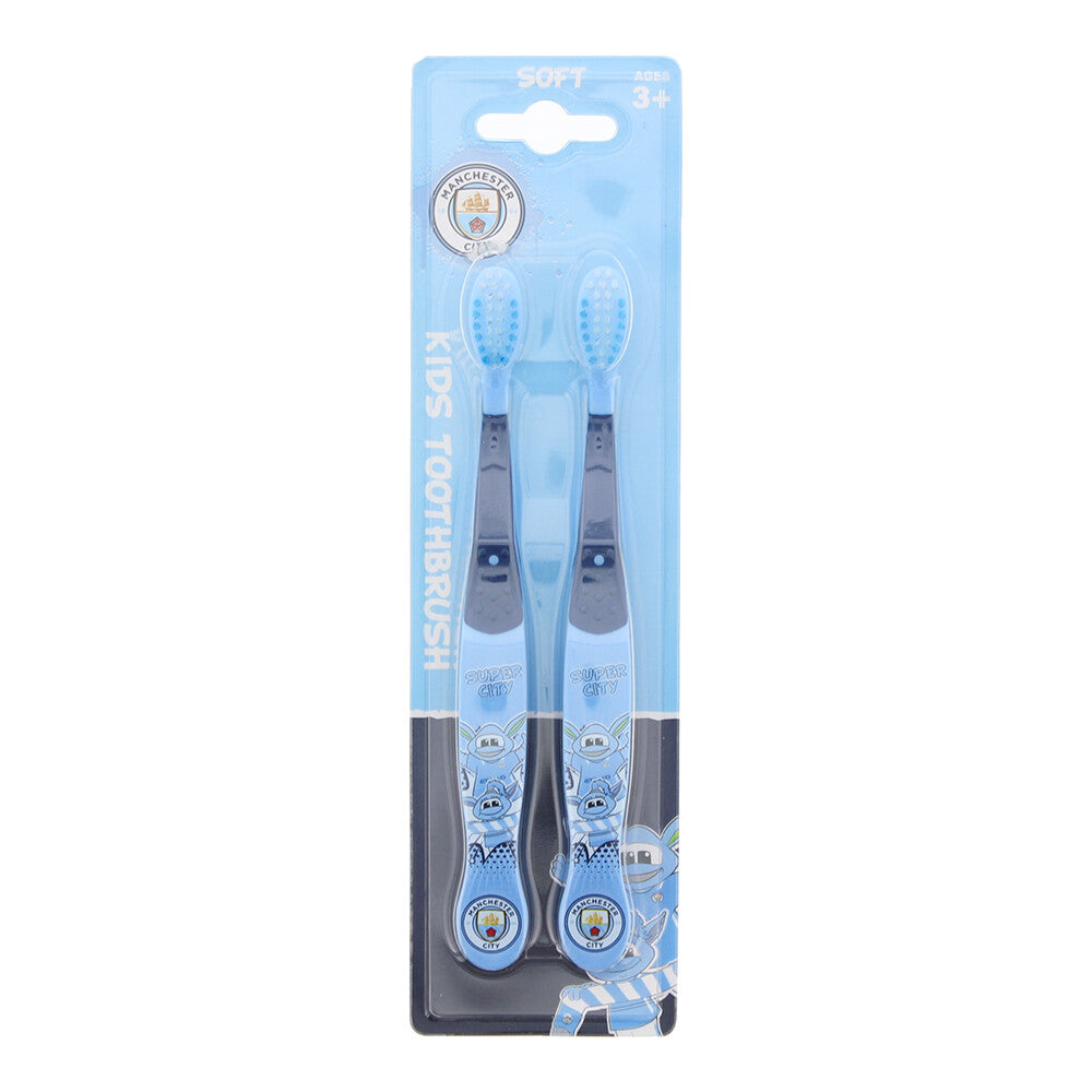 Epl Duo Set, Epl, Manchester City, Zahnbürste, Blau, 2 stk Regular