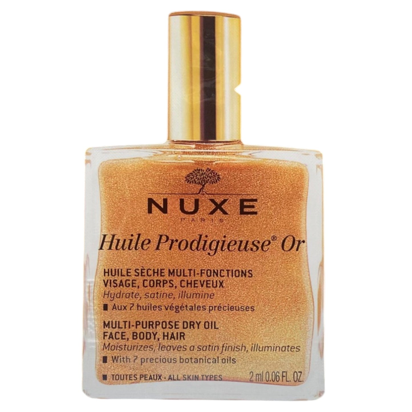 Nuxe Huile Prodigieuse Or Duo Set – 2x 12 ml luxuriöses Körperöl für strahlende Haut
