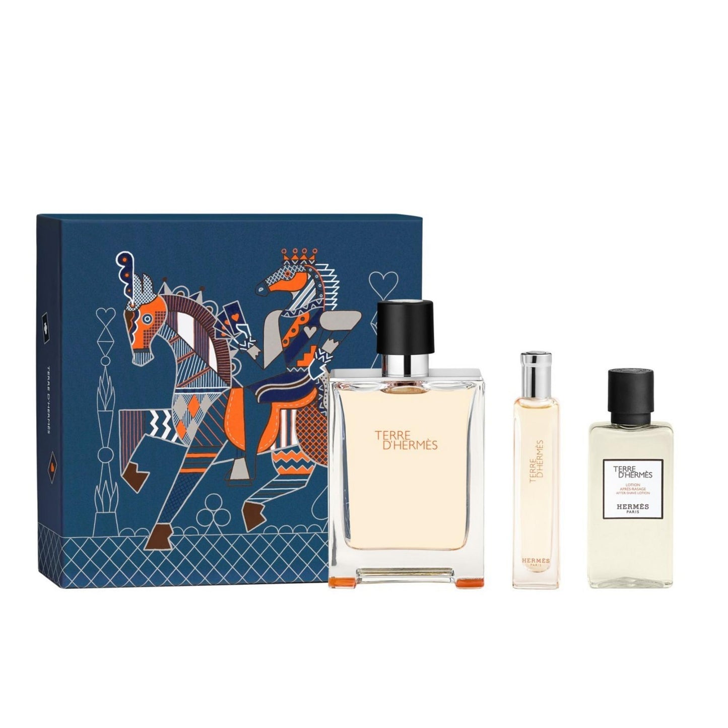 Hermes Parfümset Set Hermes: Terre d'Hermes, Eau De Toilette, For Men, 100 ml + Terre d'Hermes, Eau De Toilette, For Men, 15