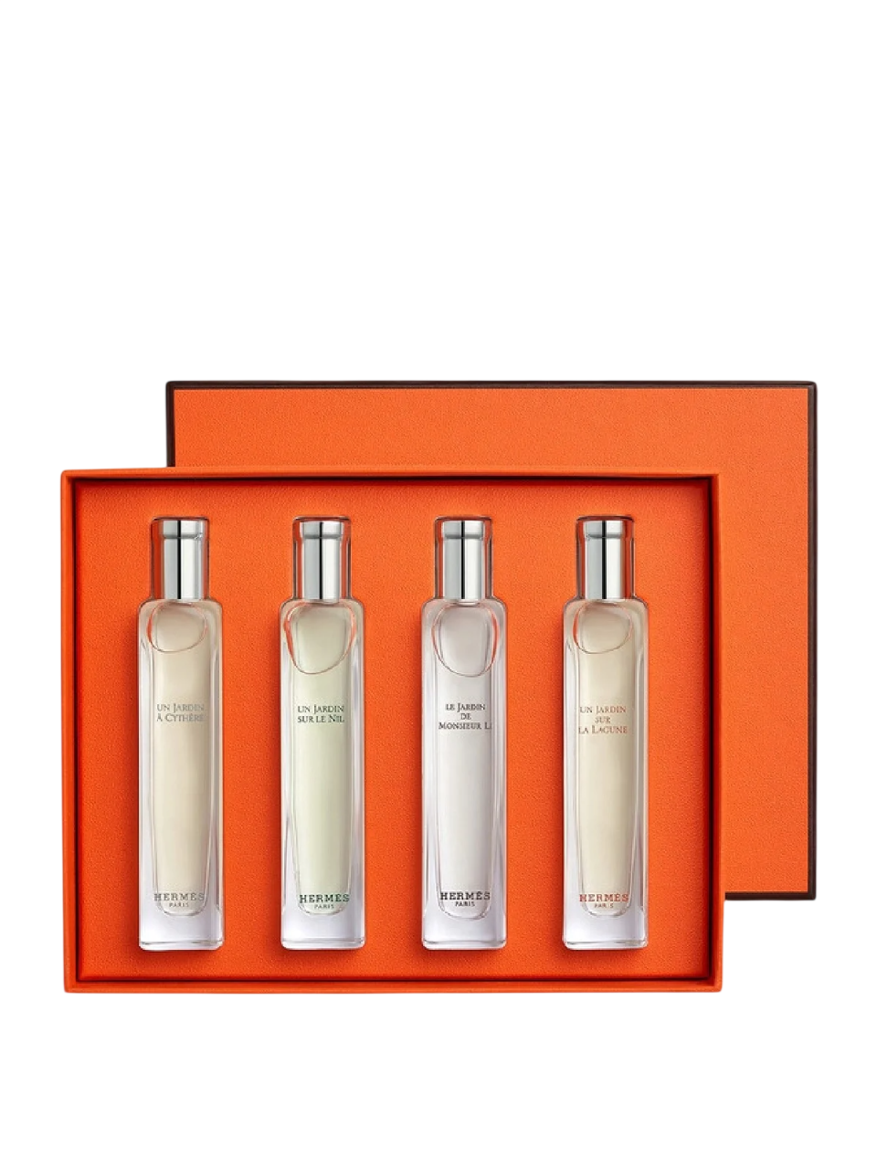 Hermes Parfümset Set Hermes: Un Jardin A Cythere, Eau De Toilette, Unisex, 15 ml + Un Jardin Sur Le Nil, Eau De Toilette, Uni