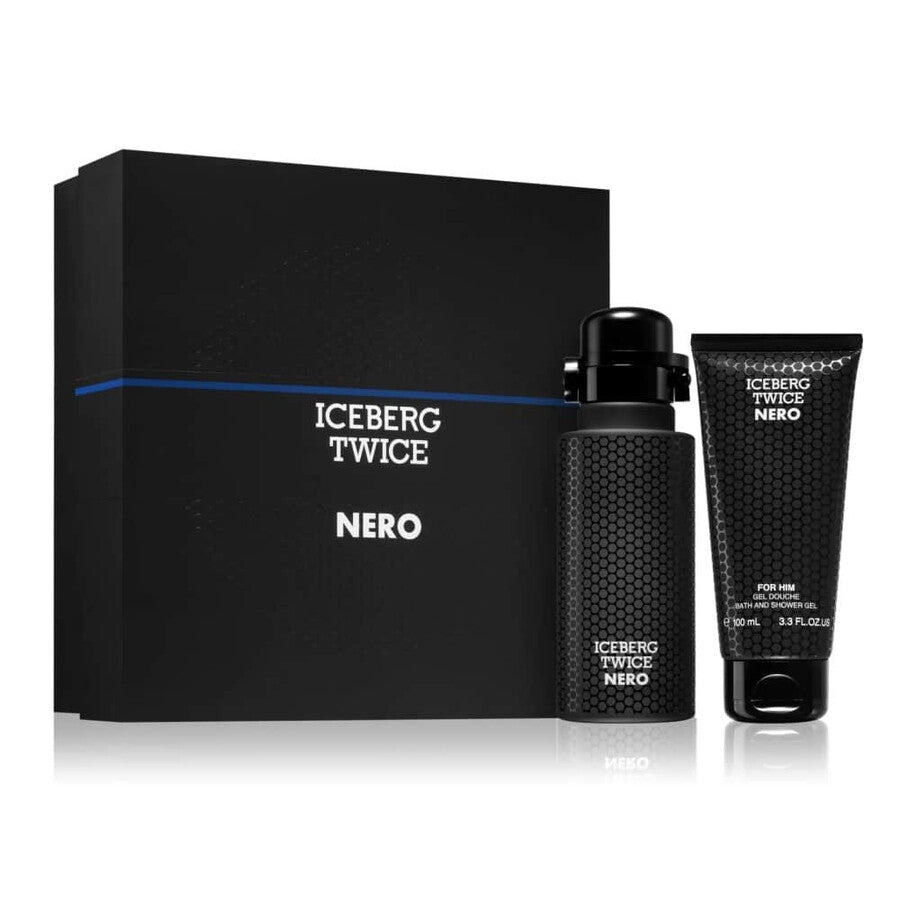 Iceberg Parfümset Set Iceberg: Twice Nero, Eau De Toilette, For Men, 125 ml + Twice Nero, Shower Gel, All Over The Body, 100
