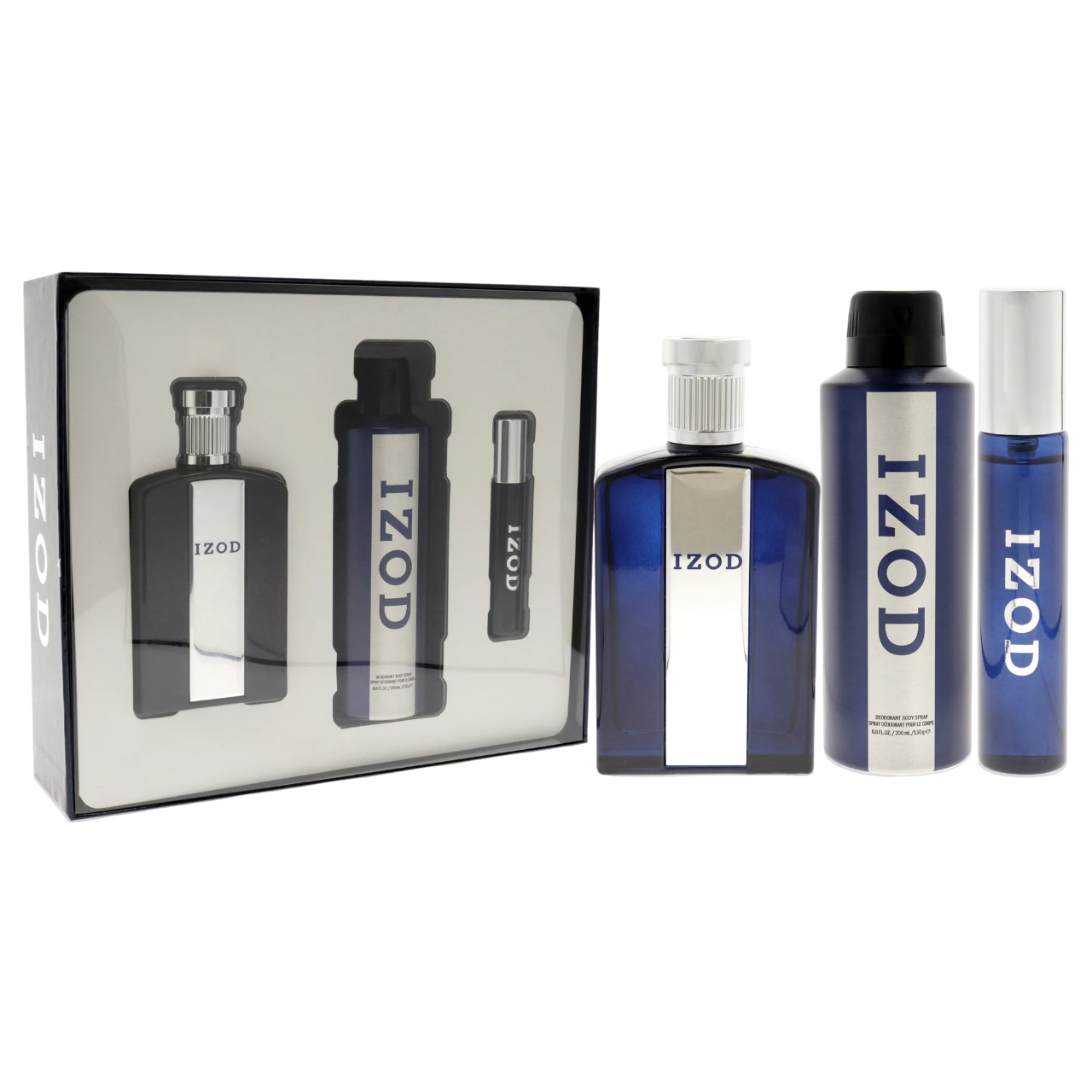 Izod Parfümset Set Izod: Izod, Eau De Toilette, For Men, 100 ml + Izod, Eau De Toilette, For Men, 15 ml + Izod, Scented Spray