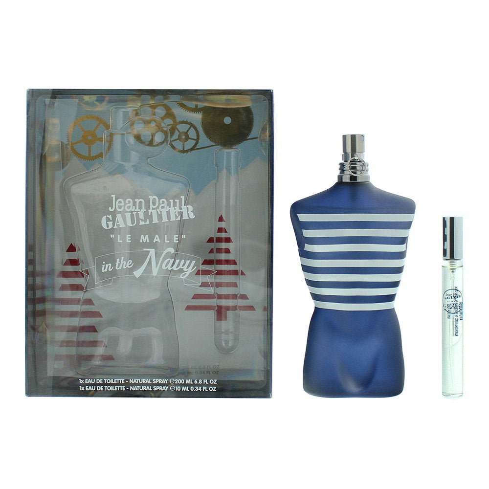 Jean Paul Gaultier Parfümset Set Jean Paul Gaultier: Le Male In The Navy, Eau De Toilette, For Men, 125 ml + Le Male In The N