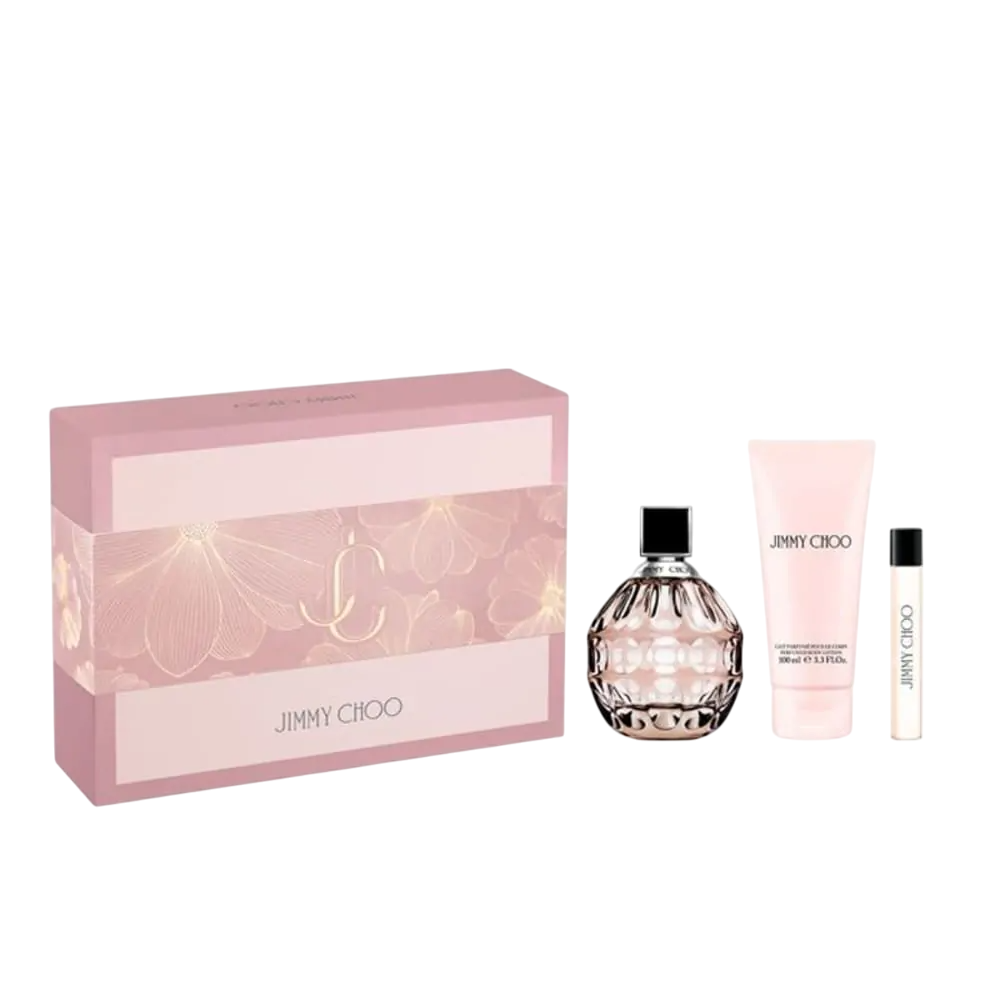 Jimmy Choo Parfümset Set Jimmy Choo: Jimmy Choo, Moisturizing, Body Lotion, 100 ml + Jimmy Choo, Eau De Parfum, For Women, 7.