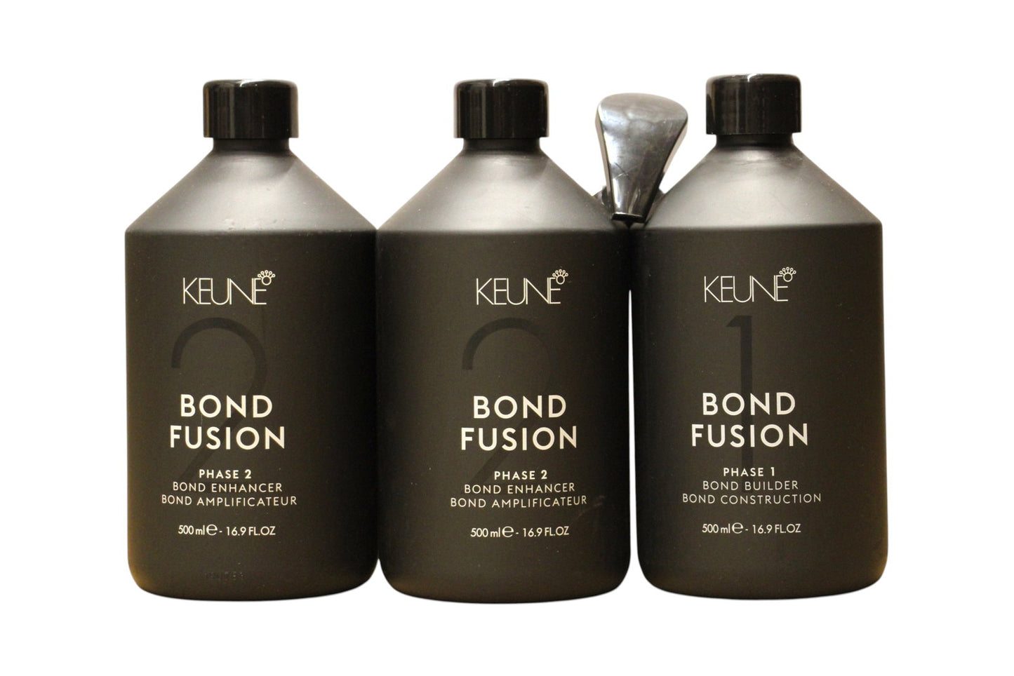 Keune Haarpflegeset Set Keune: Bond Fusion Phase 1, Hair Treatment Lotion Mask, Bond Repair, 500 ml + Bond Fusion Phase 2, Ha