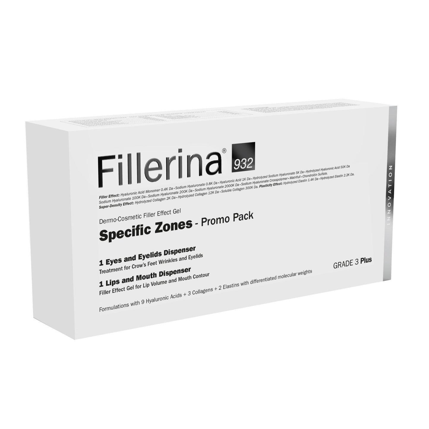 Labo Hautpflegeset Set Labo: Fillerina 932 Specific Zones Grade 3 Plus, Hyaluronic Acid, Volumizing, Local Treatment Cream, F