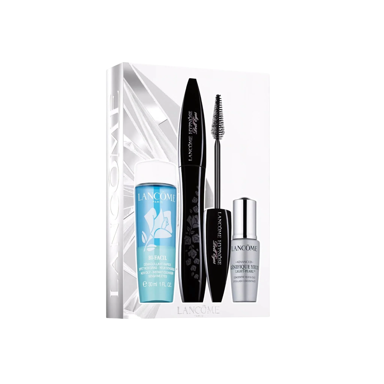 Lancome Hautpflegeset Set Lancome: Hypnose Doll Eyes, Volumizing, Mascara, 01, So Black, 6.5 ml + Advanced Genifique Yeux, Ey
