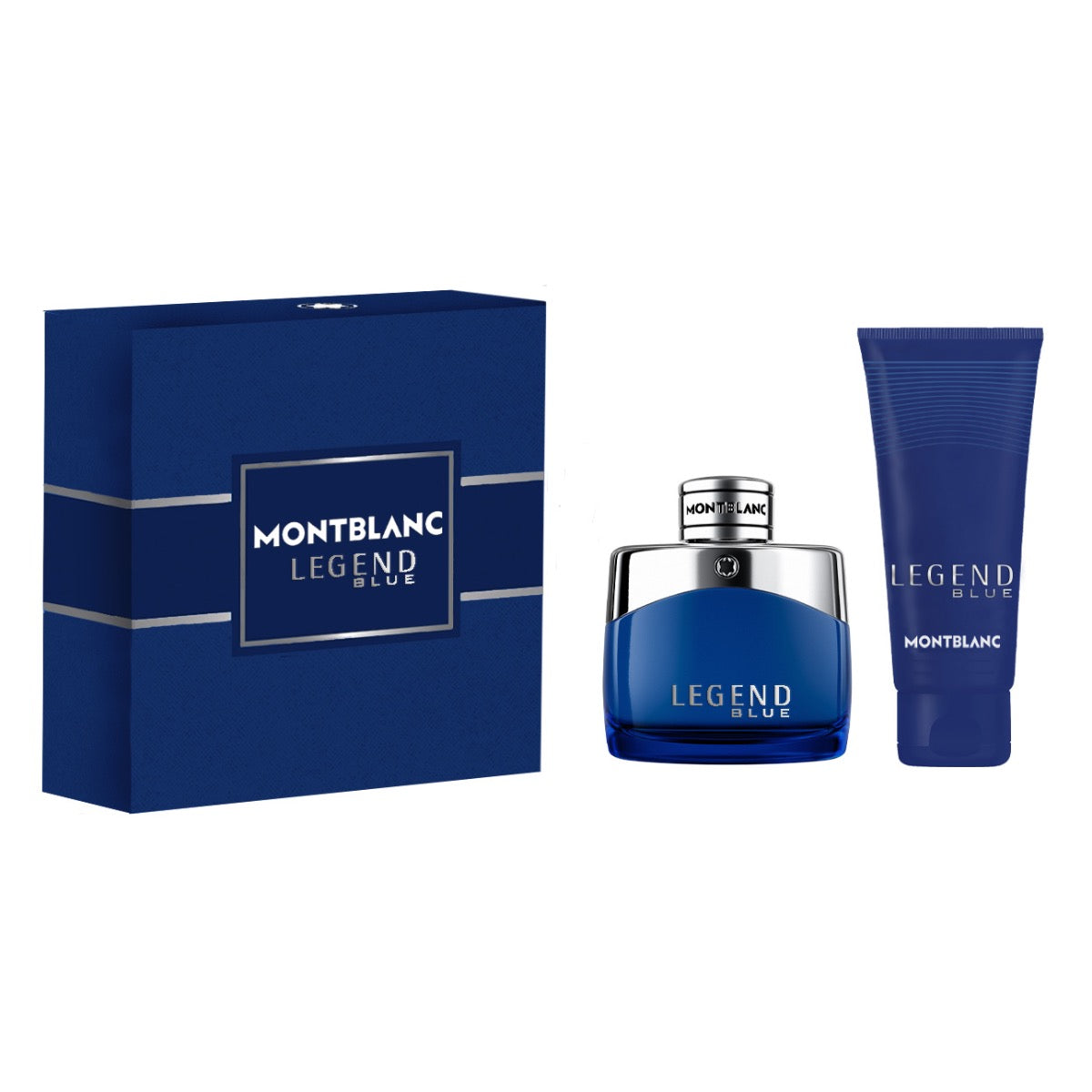 Montblanc Parfümset Set Montblanc: Legend Blue, Eau De Parfum, For Men, 50 ml + Legend Blue, Cleansing, Shower Gel, All Over