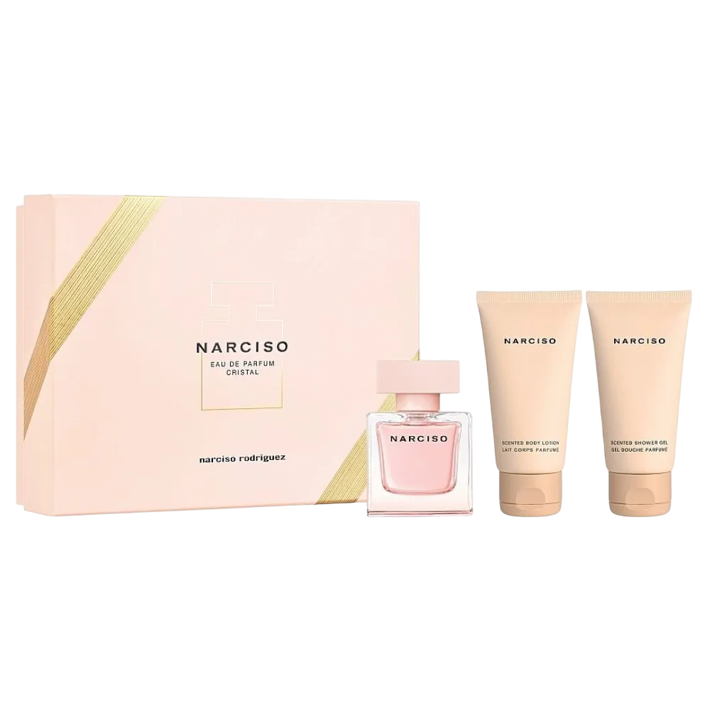 Narciso Rodriguez Parfümset Set Narciso Rodriguez: Cristal, Eau De Parfum, For Women, 50 ml + Cristal, Hydrating, Body Lotion