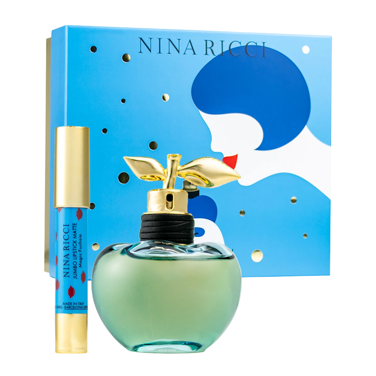 Nina Ricci Parfümset Set Nina Ricci: Luna, Eau De Toilette, For Women, 80 ml + Jumbo Lipstick Matte, Matte, Cream Lipstick, F