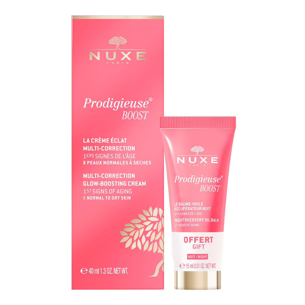 Nuxe Hautpflegeset Set Nuxe: Creme Prodigieuse Boost, Multi-Correction, Cream, For Face, 40 ml + Creme Prodigieuse Boost, Rec