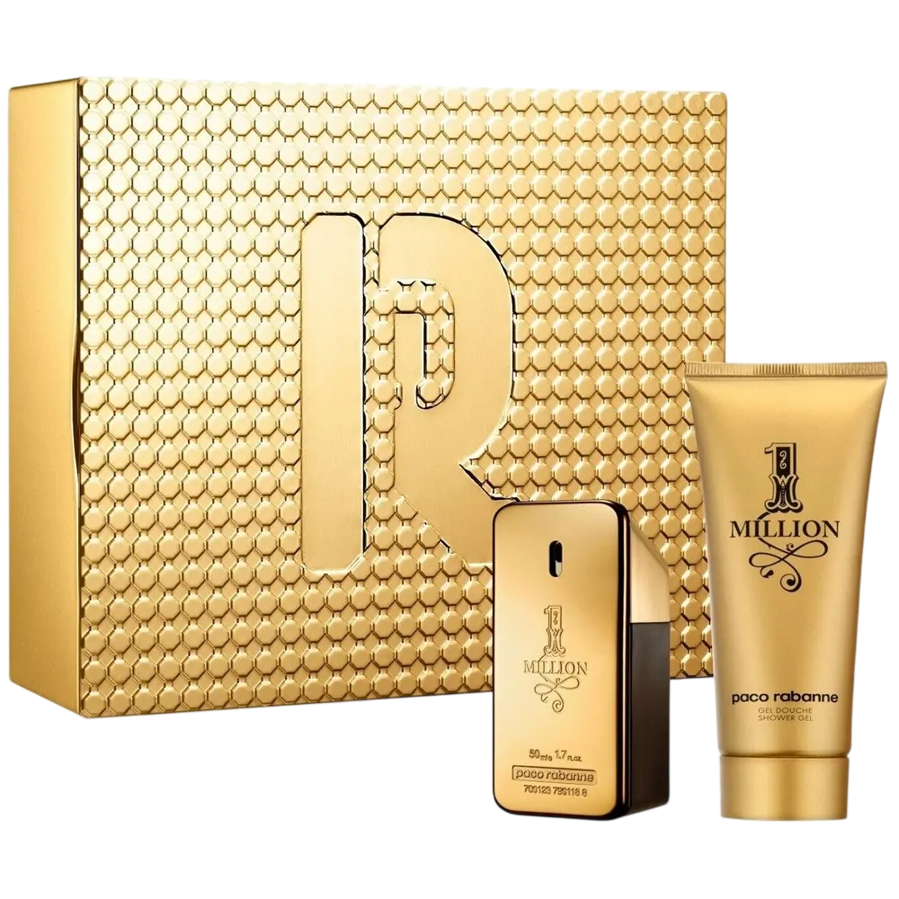 Paco Rabanne Parfümset Set Paco Rabanne: 1 Million, Eau De Parfum, For Men, 50 ml + 1 Million, Shower Gel, For All Skin Types