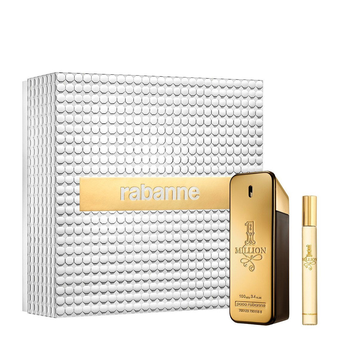 Paco Rabanne Parfümset Set Paco Rabanne: 1 Million, Eau De Toilette, For Men, 100 ml + 1 Million, Eau De Toilette, For Men, 1