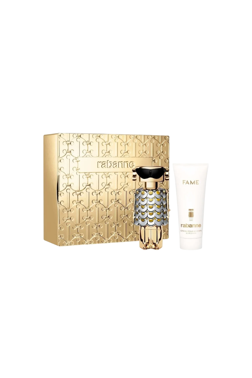 Paco Rabanne Parfümset Set Paco Rabanne: Fame, Hydrating, Body Lotion, 100 ml + Fame, Eau De Parfum, For Women, 80 ml Regular