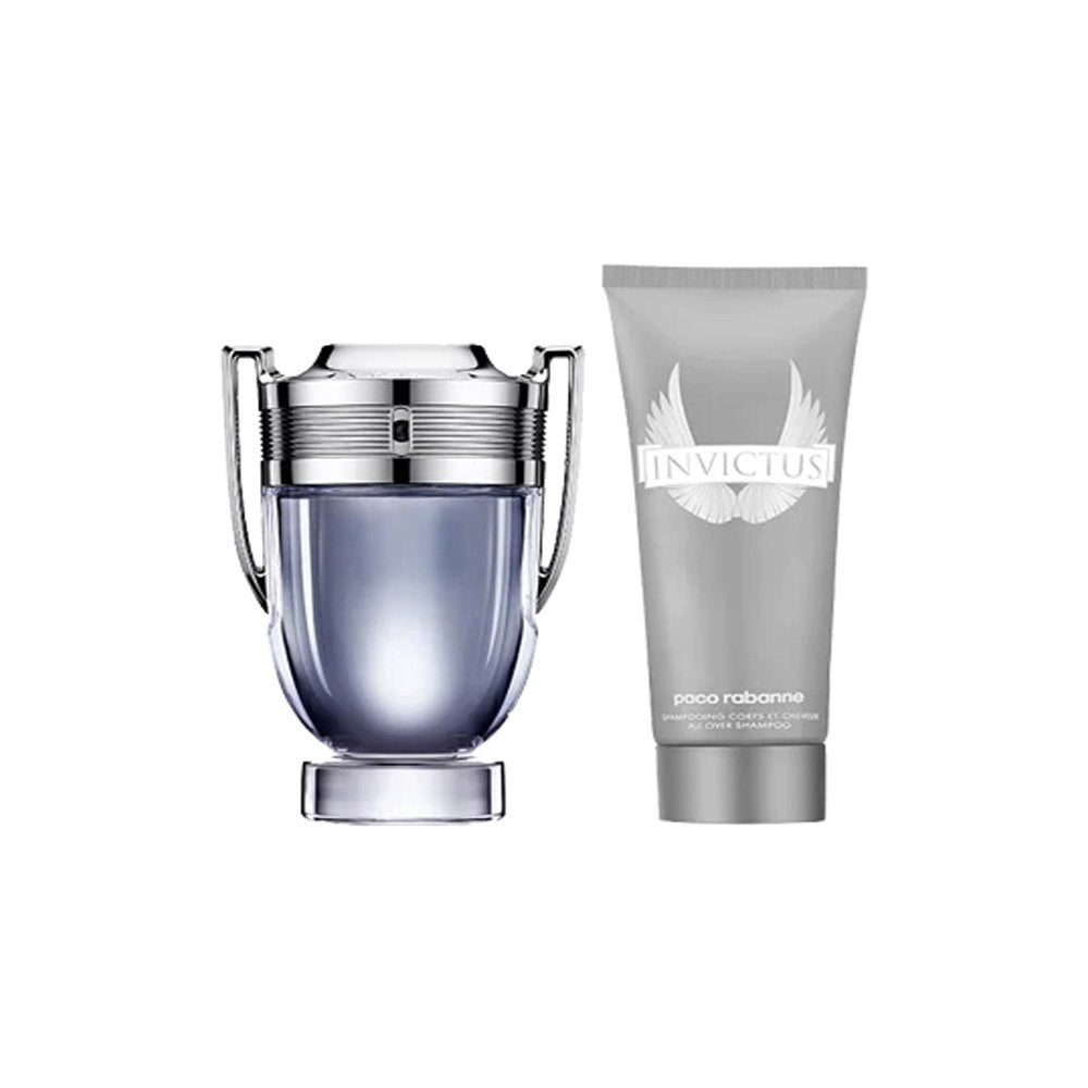 Paco Rabanne Parfümset Set Paco Rabanne: Invictus, Eau De Toilette, For Men, 100 ml + Invictus All Over, Shower Gel & Shampoo